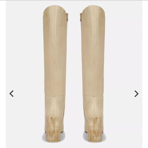 Vince cream Pilar knee high leather boots - Picture 3 of 8